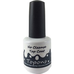 TOPONS Tack free no cleanse top coat for chrome and metallic powder